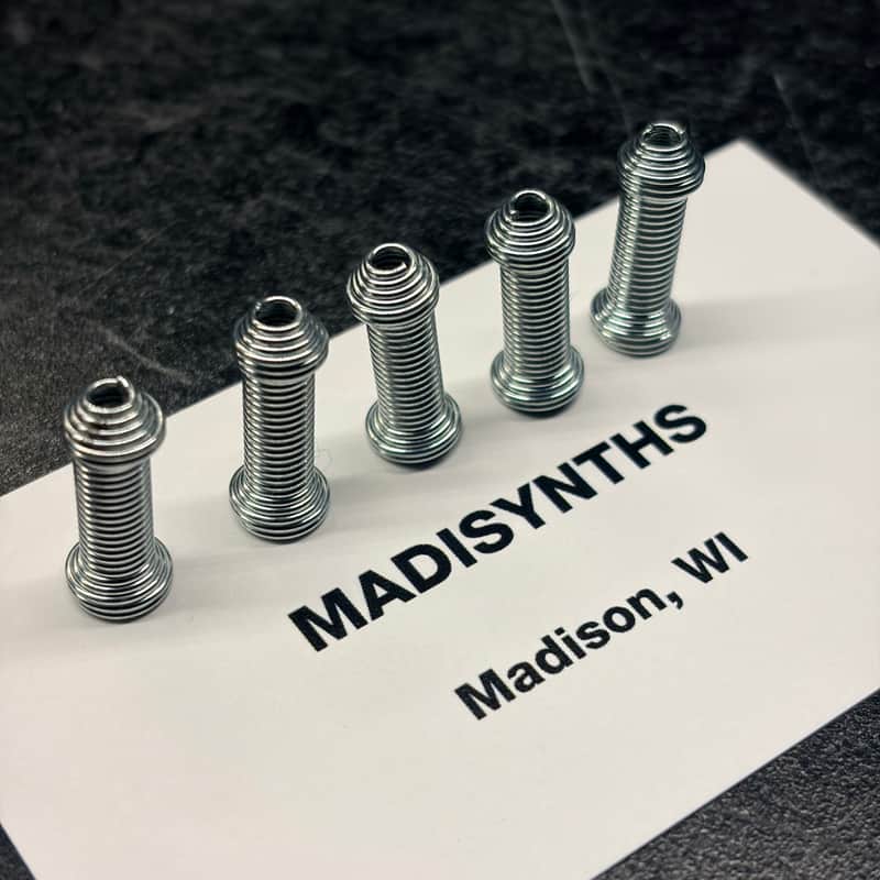 NEW Fatar Replacement Key Springs, 5-Pack (TP/9S Keybeds) for Sequential Prophet-6, Access Virus Indigo 2/TI Polar, Moog Grandmother/Matriarch, Oberheim OB-X8/OB-6/TVS Pro, Waldorf Blofeld/Microwave XTk, Ensoniq Fizmo, & more image 1