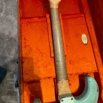 FENDER CUSTOM SHOP STRATOCASTER 59 YURIY SHISHKOV HEAVY RELIC SURF GREEN image 6