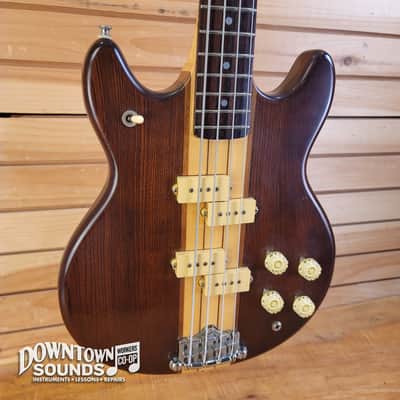 1981 Vantage VP-710B "Double P-Bass" with Vantage Hard Case - Natural, 9lbs 10oz image 1