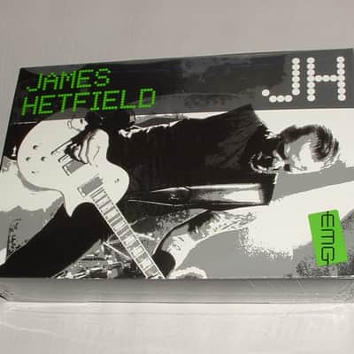 EMG JH/SET-G James Hetfield Long Shaft Signature Humbucker Set (Brushed Gold) image 2