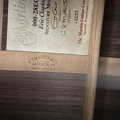Martin Vintage Series Eric Clapton Signature 000-28EC 2003 image 17