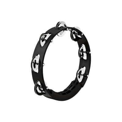 Meinl Percussion HTT8BK Headliner Series Tour Tambourine, 8", 1 Row, Black (VIDEO) image 1