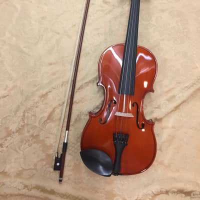 Celestini 4/4 Size (14")Advanced Student Violin Gloss Finish-Real Wood w/Setup! image 2