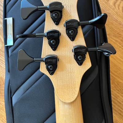 Ken Lawrence Chamberbrase II 5 string electric bass guitar LED's image 8