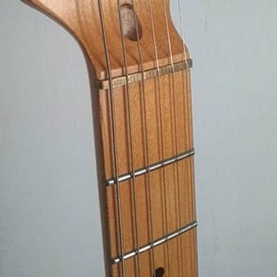 Anonymous 43 mm brass nut flat bottom (strat tele electric guitar) image 2
