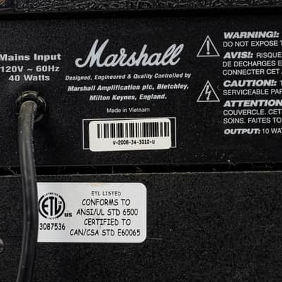 Marshall MG10CD Guitar Combo Amplifier – 10-Watt 1x6.5 Combo image 5