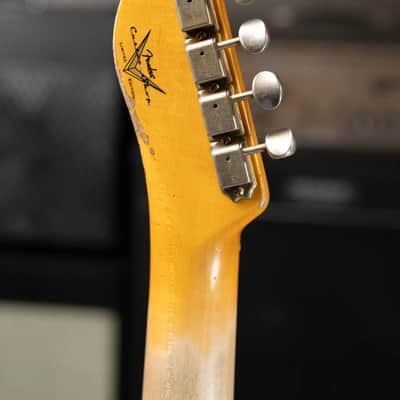 Fender Custom Shop Limited Edition 1950 Double Esquire Electric Guitar - Wide Fade 2-Color Sunburst with Hardshell Case - Used image 7