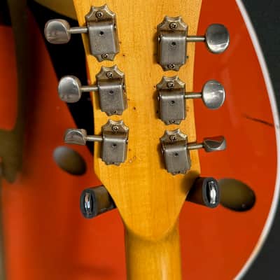 Mosrite Ventures Guitar 1965 - crazy rare & clean Candy Apple Red Metallic example ready for your collection. image 7