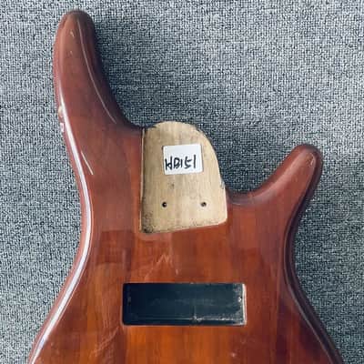 Brown 5 String Bass Basswood Body DIY Project image 7