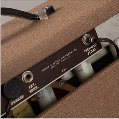 Fender 1963  Vibrolux Amp brownface 12" Celestion Gold FS & Cover 1963 - brown image 11