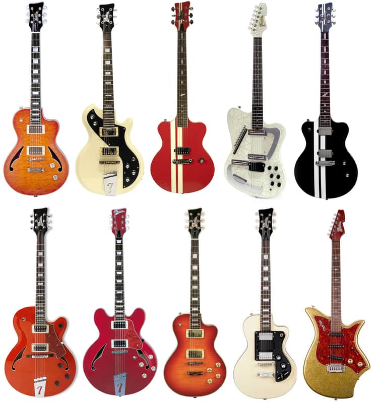 Italia Monza Red Sparkle w/ original Gigbag - Eko / Wandré