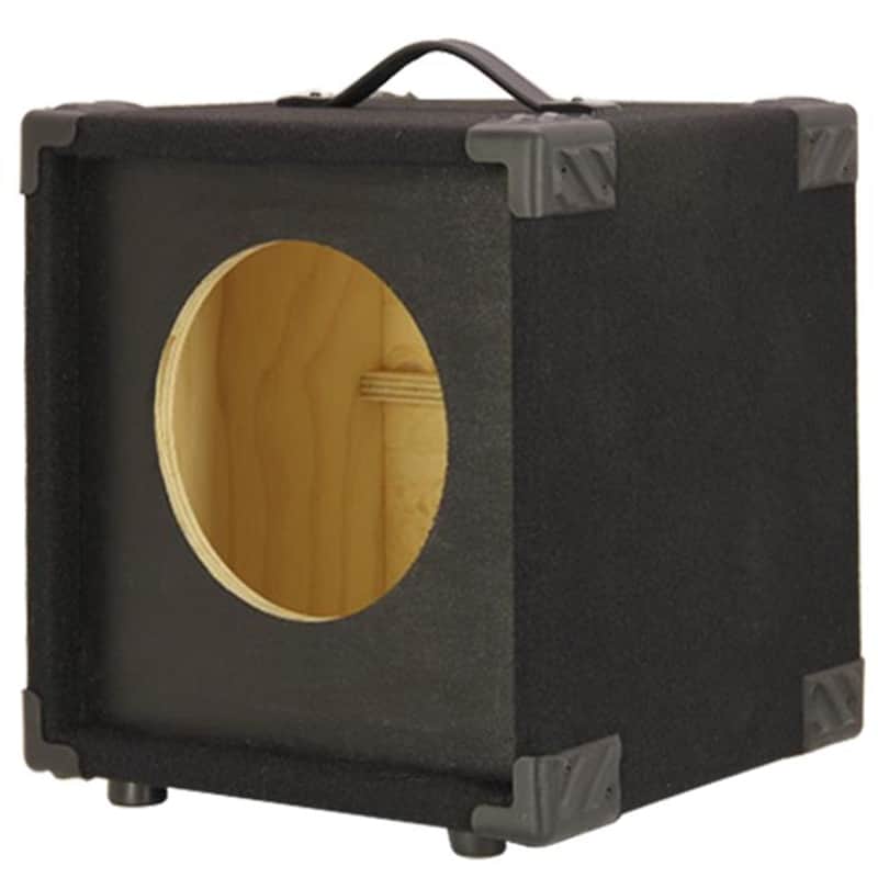 1X10 Compact extension bass guitar speaker empty cabinet  Black carpet finish. US MADE image 1