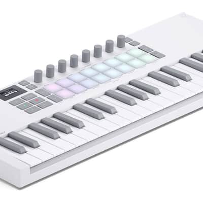 Novation Launchkey Mini 37 MK4 White 37-key MIDI Ableton Keyboard Controller image 3
