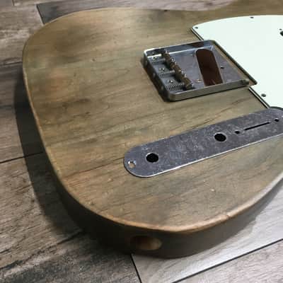 FRANCHIN Mars guitar body WESTERN Rustic Aged Relic natural finish Selected Alder T-Style Made in Italy - Stock piece #17751123 image 7