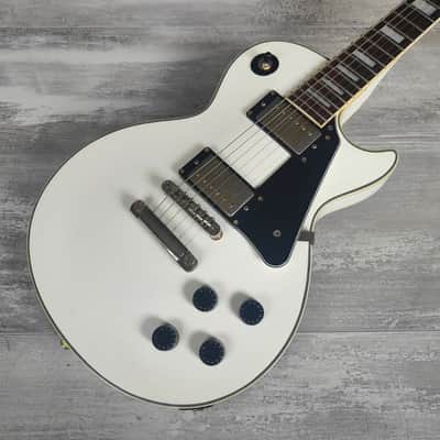 Blitz by Aria Pro II Les Paul Custom (White) | Reverb