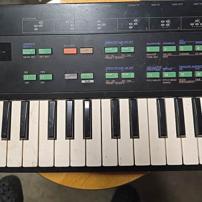 Yamaha DX100 Programmable Algorithm Synthesizer 1985 - Black As Is image 4