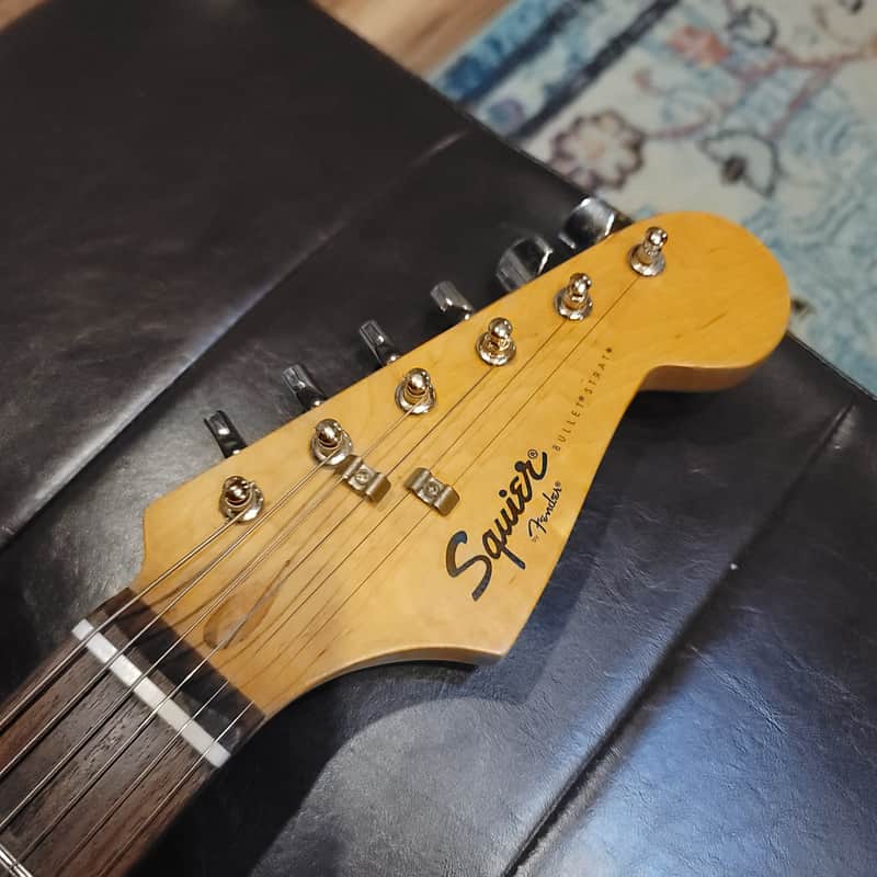 2007 Squier by Fender Bullet Stratocaster - Dakota Red Strat | Reverb