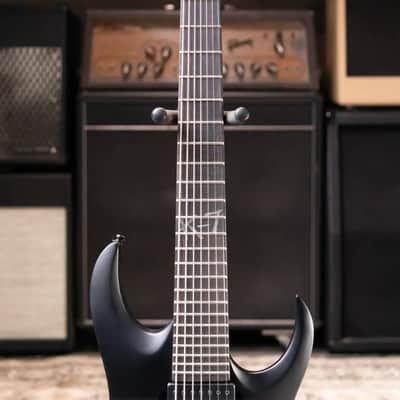 Ibanez KTYIN James "Munky" Shaffer Signature 7-String Electric Guitar - Matte Black with Gig Bag image 4