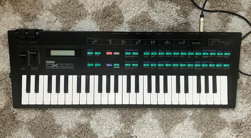 Yamaha DX100 Programmable Algorithm Synthesizer 1985 - Black image 1