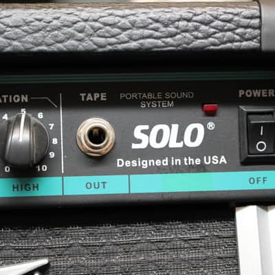 Peavey Solo 1x8" 15w Portable Battery-Powered Amp/PA System Black/Silver imagen 2