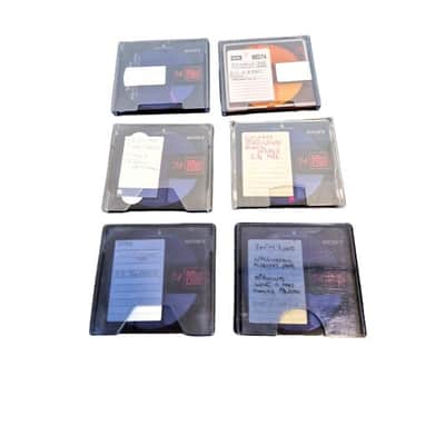 Sony MD 74 - Multi Coloured X 6 – MiniDisc - Good image 1