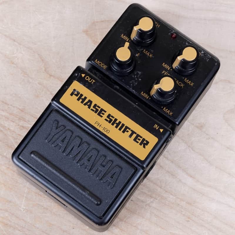 Yamaha PH-100 Phase Shifter Pedal 1980s Black Made In Japan | Reverb