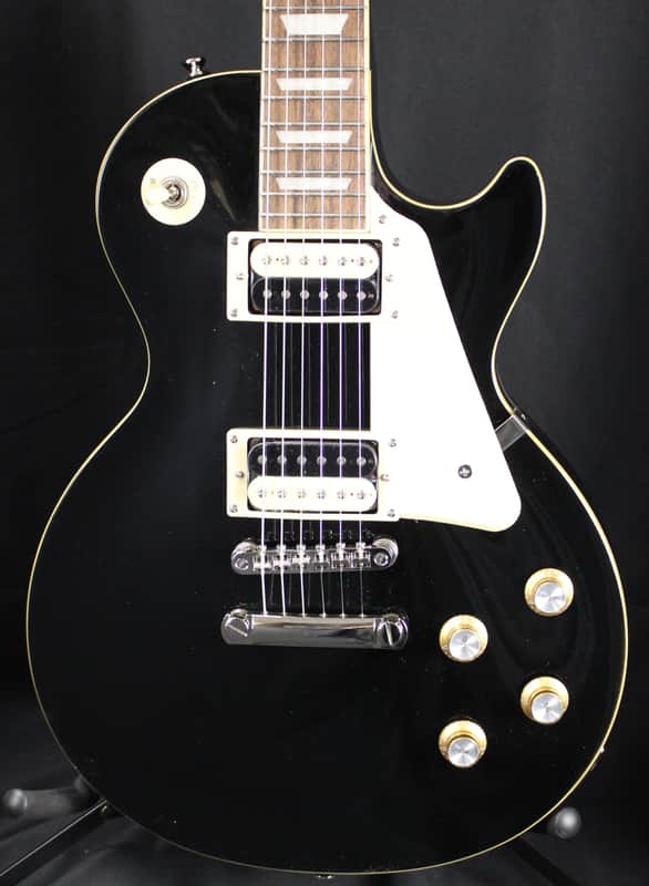 Epiphone Les Paul Classic Electric Guitar Black 8lbs 13oz image 1