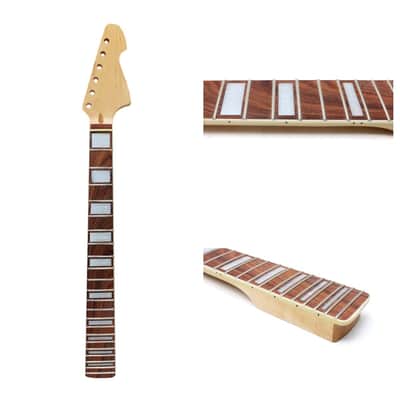 Electric Guitar Neck – Maple / Rosewood (24" Scale, 24 Frets) image 7