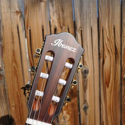 IBANEZ FRH10N IBF Indigo Blue Metallic Flat 6-String Classical Electric Guitar image 9