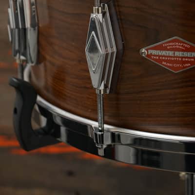 Craviotto 6.5x14" Private Reserve Bubinga Snare Drum image 3