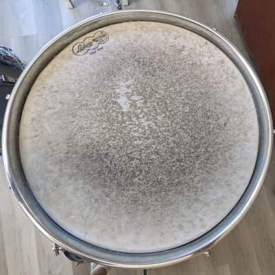 Ludwig Keystone Badge Drum Kit Late 1960's - Blue sparkle with Avedis Zildjian Old‑Stamp Cymbals image 9