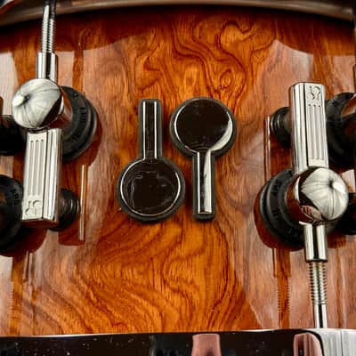 (CUSTOM-ORDERED) 14 x 6.5 Sonor SQ2 Mountain Burl Snare Drum (EARLY MODEL) image 5