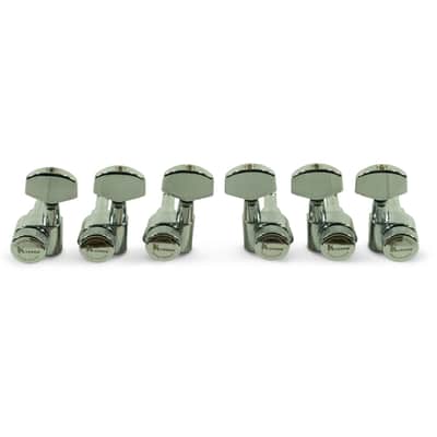 Kluson 3x3 Contemporary Diecast Locking Tuning Keys, CHROME - KCDL-3-C