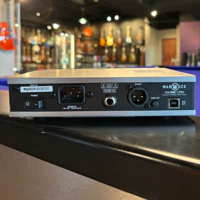 Warwick Gnome i Pro 300-Watt Pocket Bass Amp Head - Silver image 2
