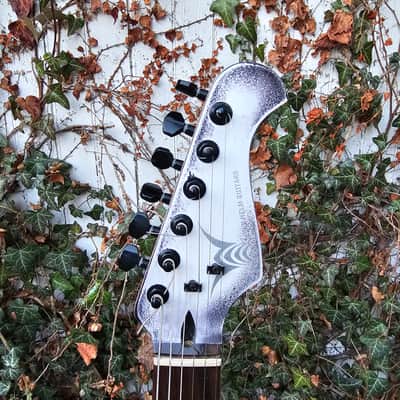 Wilhelm Guitars Custom Handmade HH Super Strat Solid Body Electric Guitar "Black Frost" image 13