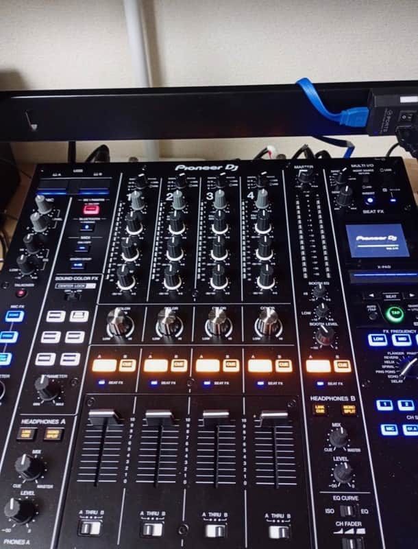 Pioneer DJM-A9 4-Channel DJ Mixer 2023 - Present - Black image 1