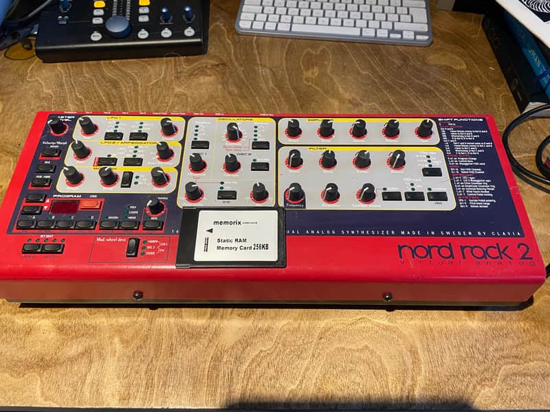 Nord 2 Rack 20-Voice Rackmount Virtual Analog Lead Synthesizer 2003 - 2014 - Red image 1