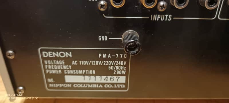 Denon PMA 770 1984 - Silver | Reverb