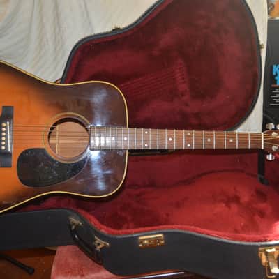 martin/sigma dm5s acoustic guitar sunburst image 8