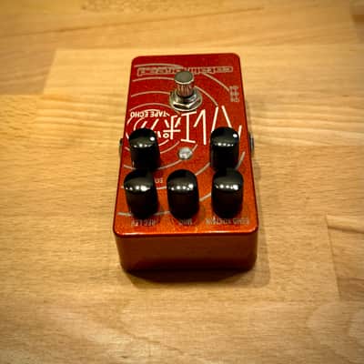 Catalinbread Belle Epoch Japanese Red Sparkle Limited edition 2015 / preamp / overdrive and boost / tape delay / Echoplex sim image 5