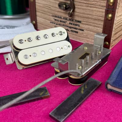 General Vintage Tone 1958 - 1959 Nos Wire Belden PAF Humbuckers Double porcelain  Celullose acetate CAB for les Paul ®️ SG ®️ - Double porcelain aged image 13