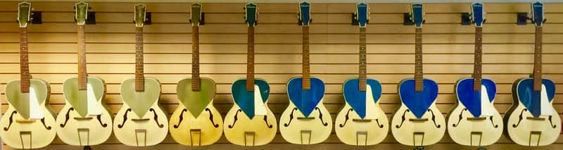 Lot of (12) Silvertone Kentucky Blues Archtops image 1