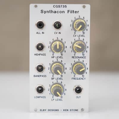Elby Designs CGS735 Synthacon Filter Module w/ Tiptop Stackcables #58576 image 1