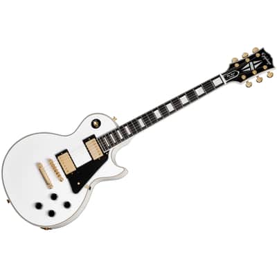 Les Paul Custom Alpine White Inspired By Gibson Custom Epiphone image 2
