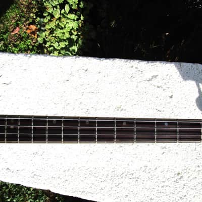 Apollo Violin Bass Guitar, Early 70's, Japan, Matsumoku Factory, Scroll Headstock image 15