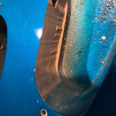 *BODY ONLY* 1980s Kramer Pacer Deluxe - Candy Blue Metallic image 7