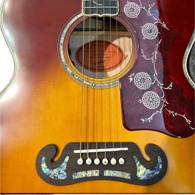 Epiphone limited edition J200 Vine aged US CUSTOMERS TARIFF FEES ARE INCLUDED IN PRICE AND PREPAID image 3