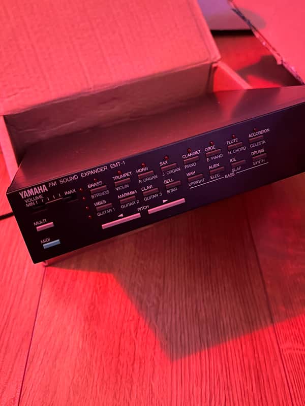 Yamaha EMT-1 FM Sound Expander 80s - Black image 1