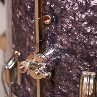 Rogers 12/14/18/5x14" Cleveland (Reissue) Drum Set - Purple Diamond Pearl image 15