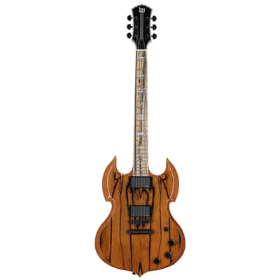 Wylde Audio Barbarian Pale Moon Ebony Electric Guitar, Gloss Natural image 3